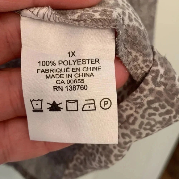 Pennington Grey/White Tunic 1X - Picture 6 of 9